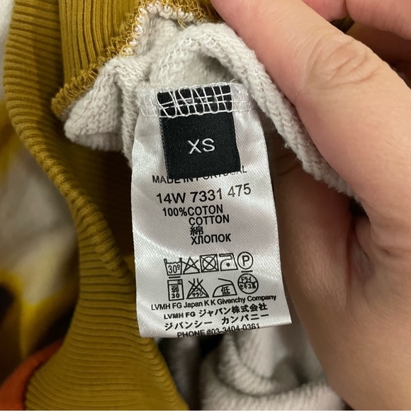 Givenchy Paris sweatshirt hoodie abstract tie dye size xs - Picture 4 of 7